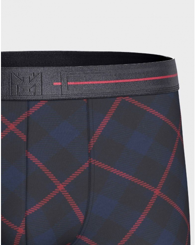 Pack of 2 boxers Modal & Cotton Impetus Q20 (Carreaux/Marine)