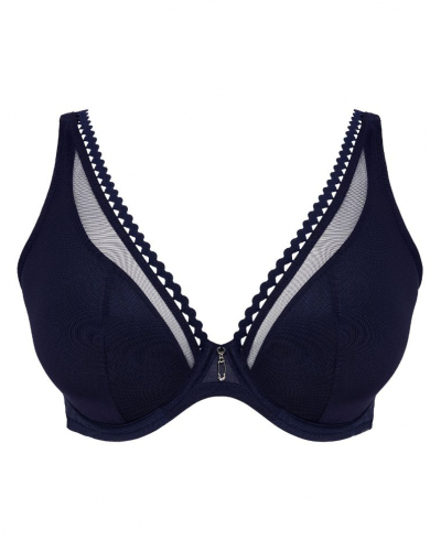 Sujetador plunge demi con relleno Prima Donna Twist Wowgirl (Evening Blue)