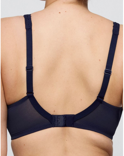 Sujetador plunge demi con relleno Prima Donna Twist Wowgirl (Evening Blue)