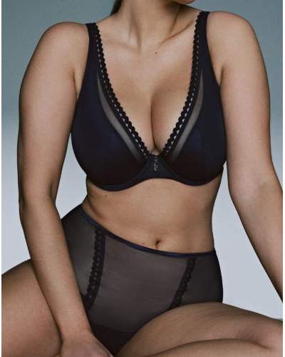 Soutien-gorge plunge demi-mousse Prima Donna Twist Wowgirl (Evening Blue)