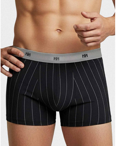 Lot de 2 boxers Modal et Coton Impetus M89 Legacy (Rayures/Marine)