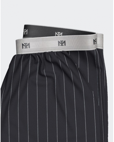 Short pyjama Cotton and Modal Impetus M89 (Marine/Rayures)
