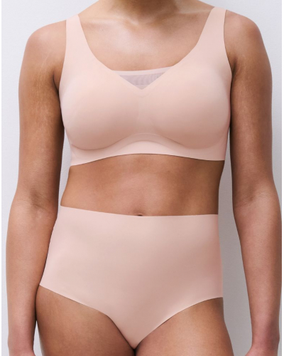 Culotte taille haute Chantelle Défi (Beige Doré)