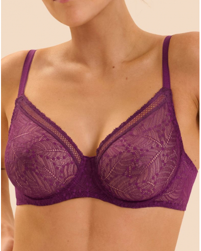 Plunge molded bra Simone Pérèle Comète (Mûre)