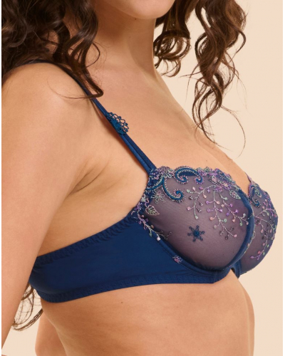 Soutien-gorge corbeille Simone Pérèle Délice (Bleu Rainbow)