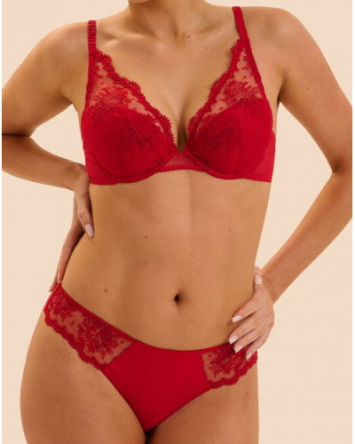 Slip Simone Pérèle Intrigue (Rouge Opéra)