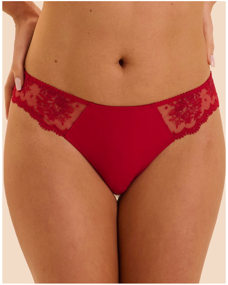 Slip Simone Pérèle Intrigue (Rouge Opéra)