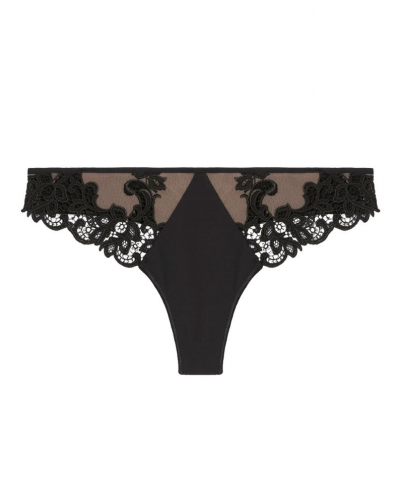 Tanga Simone Pérèle Saga (Noir Tattoo)