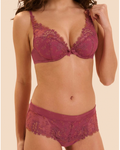 Sujetador push-up plunge Simone Pérèle Wish (Rose Santal)