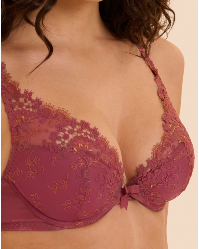 Sujetador push-up plunge Simone Pérèle Wish (Rose Santal)