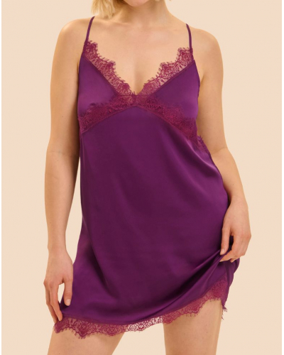 Nuisette Simone Pérèle Satin Secrets (Mûre)