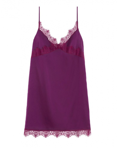 Camisone Simone Pérèle Satin Secrets (Mûre)