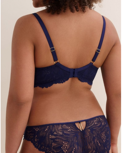 Soutien-gorge emboitant foulard Aubade Flowermania (Dreamy Blue)