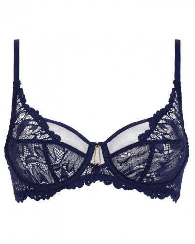Soutien-gorge emboitant foulard Aubade Flowermania (Dreamy Blue)