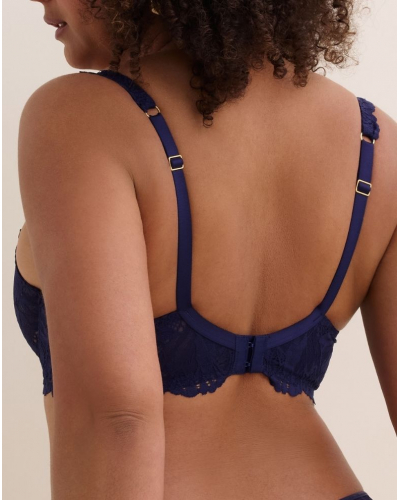 Soutien-gorge corbeille armatures Aubade Flowermania (Dreamy Blue)