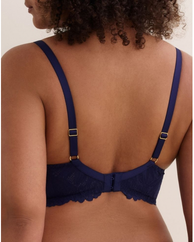 Sujetador plunge Aubade Flowermania (Dreamy Blue)