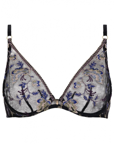 Soutien-gorge triangle armatures Aubade Midnight Opera (Persian Blue)