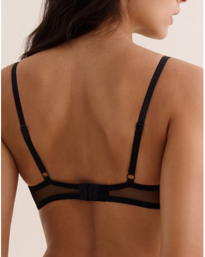 Triangle underwired bra Aubade Midnight Opera (Persian Blue)