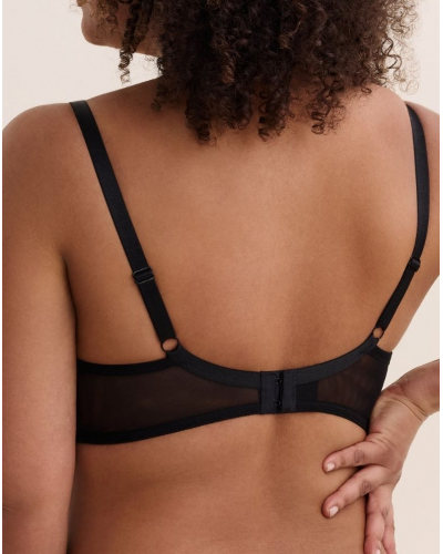 Triangle underwired bra Aubade Midnight Opera (Persian Blue)