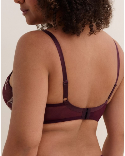 Triangle underwired bra Aubade Midnight Opera (Secret Purple)