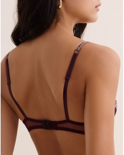 Sujetador plunge preformado Aubade Midnight Opera (Secret Purple)