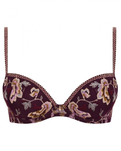 Sujetador plunge preformado Aubade Midnight Opera (Secret Purple)