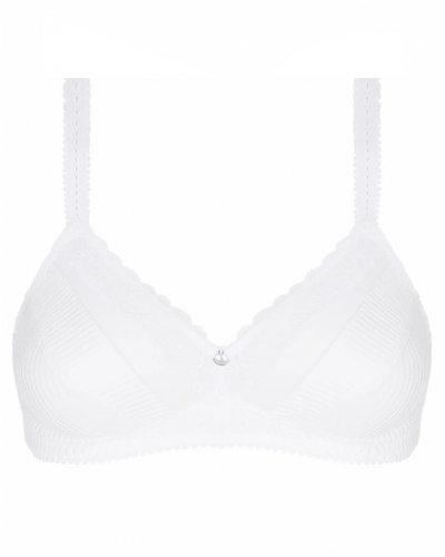 Soft well-being bra Antigel Boyish Séduction (White)