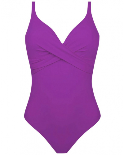One-piece swimsuit deep cups Antigel La Chiquissima (Mer amethyste)