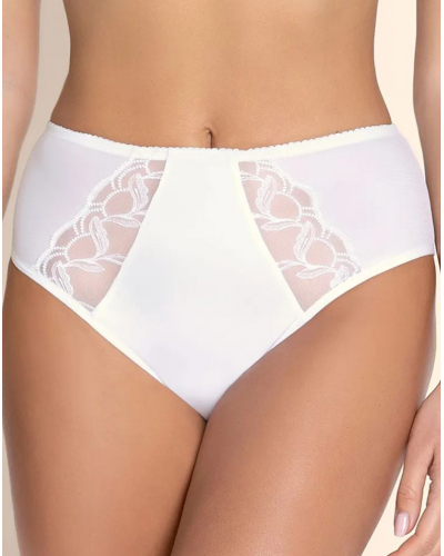 Slip taille haute Lise Charmel Eclat Couture (Blanc)