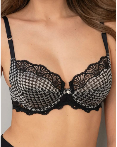 Underwired bra Antigel Icone Business (Pied de Poule)