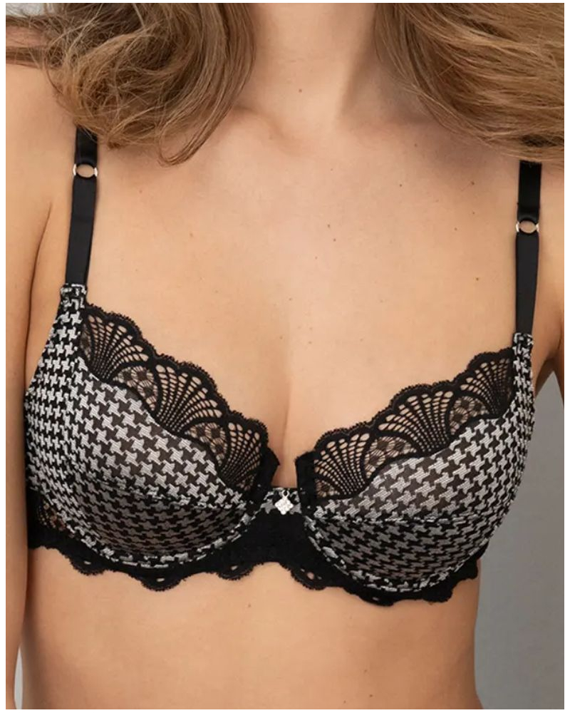 Underwired bra Antigel Icone Business (Pied de Poule)