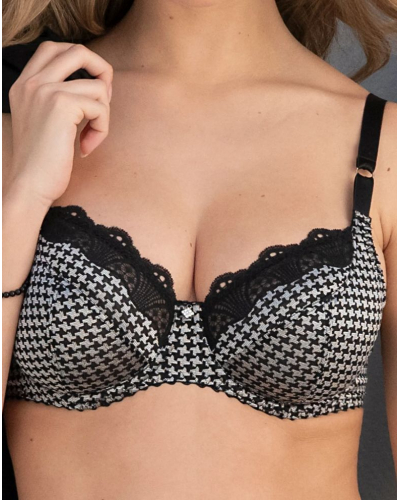 Soutien-gorge corbeille bien-être Antigel Icone Business (Pied de Poule)