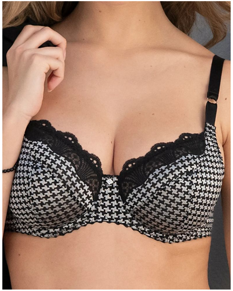 Well-being demi bra Antigel Icone Business (Pied de Poule)