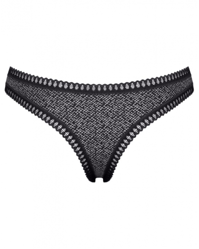 Thong cotton Sloggi Go Crush (Pack of 3) (Blanc/Noir/Violet)