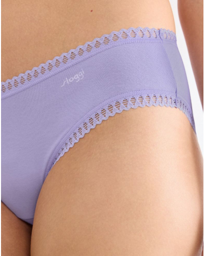Hipster cotton Sloggi GO Crush (Pack of 3) (Lilac Light Combination)