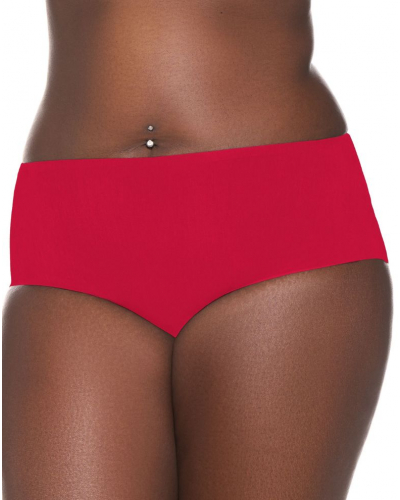 Invisible cotton stretch knicker Louisa Bracq Electric Waves (Rouge à Lèvres)