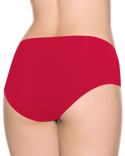 Culotte invisible coton stretch Louisa Bracq Electric Waves (Rouge à Lèvres)