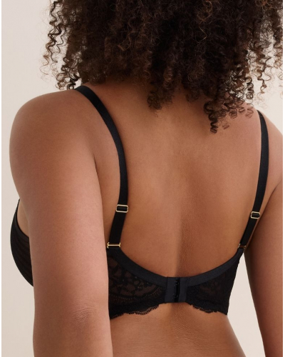 Underwired triangle bra Aubade Love Vertigo (Black)