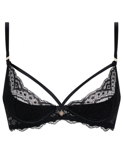 Open bra Aubade Love Vertigo (Black)