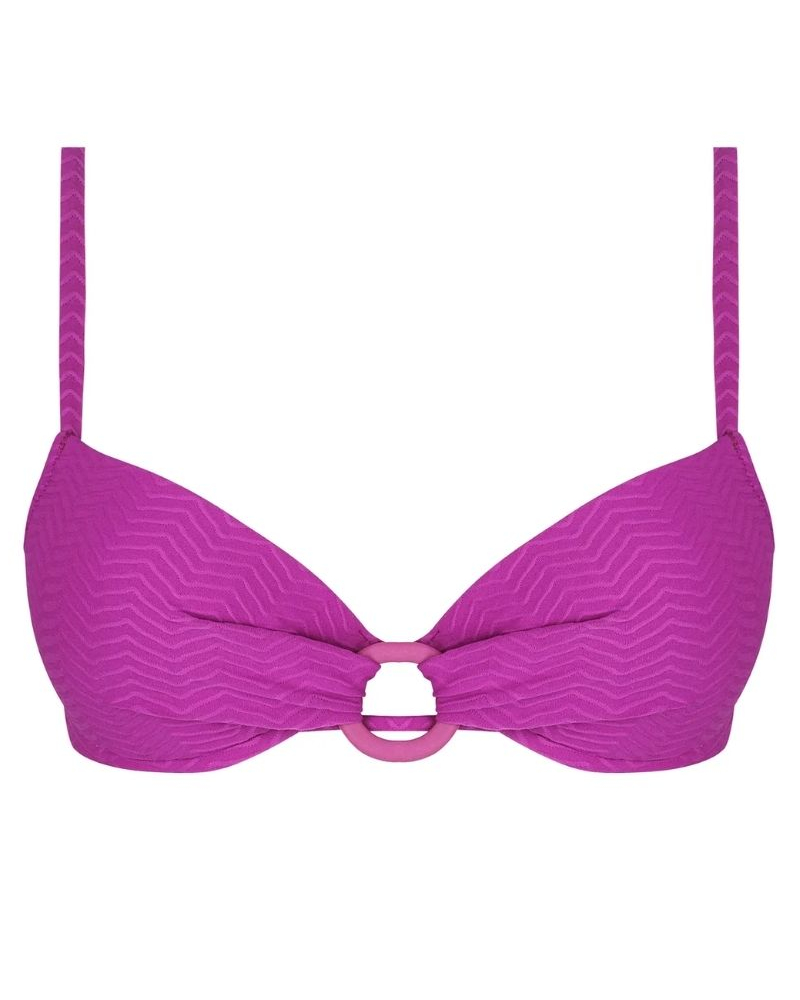 Soutien-gorge de bain coque Antigel La ZigZag (Mauve)