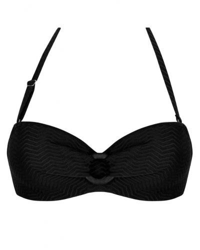 Bandeau de baño preformado Antigel La ZigZag (Negro)