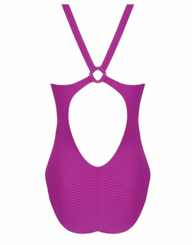 Maillot de bain une pièce Antigel La ZigZag (Mauve)