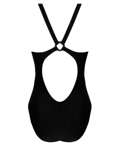 Wireless one-piece swimsuit Antigel La ZigZag (Black)