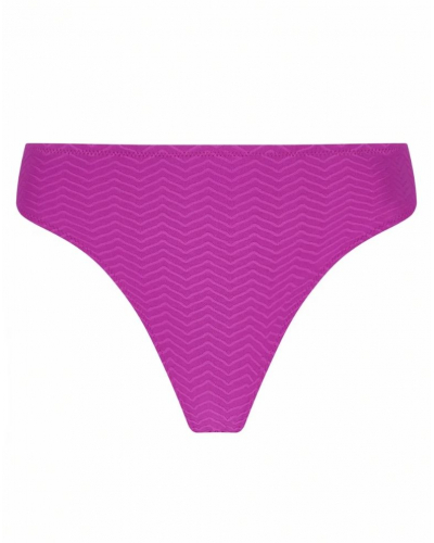 Slip de bain charme Antigel La ZigZag (Mauve)