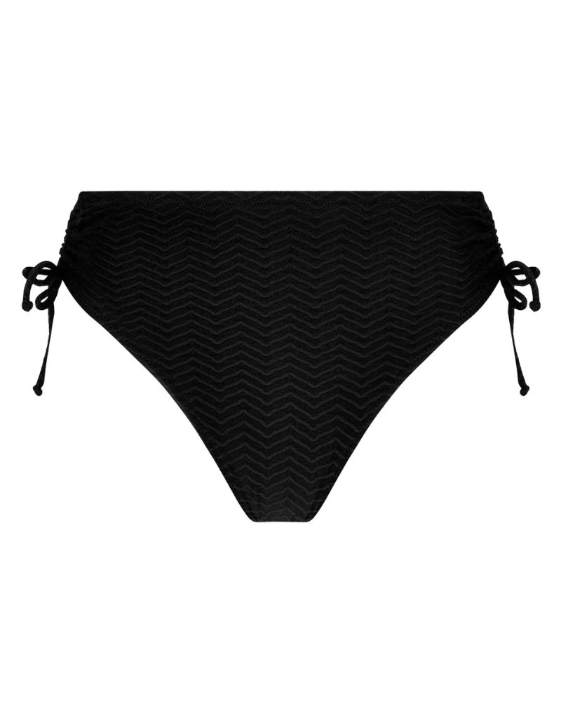 Sliding bath briefs Antigel La ZigZag (Black)