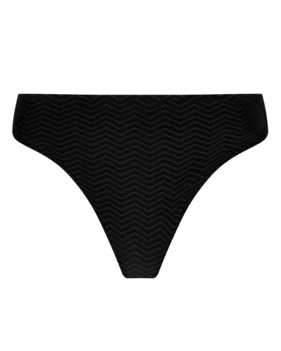 Charm bath brief Antigel La ZigZag (Black)