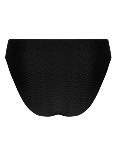 Slip de bain charme Antigel La ZigZag (Noir)