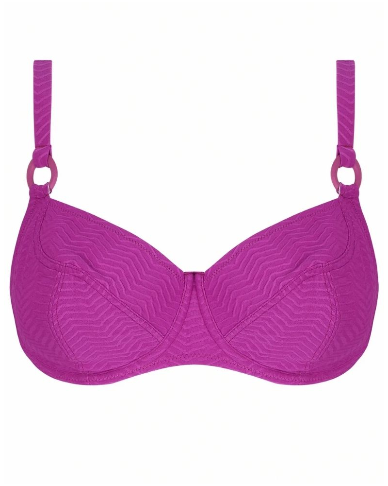 Demi bath bra Antigel La ZigZag (Mauve)