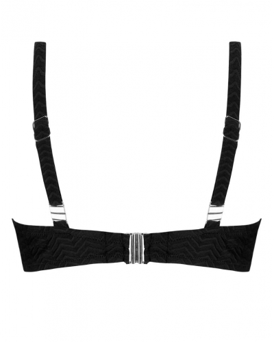 Demi bath bra Antigel La ZigZag (Black)
