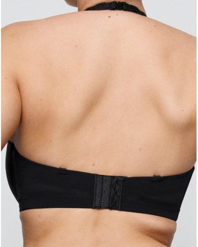 Soutien-gorge bandeau coque Prima Donna Twist Twixie (Noir)